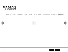 Tablet Screenshot of modernshowroom.com